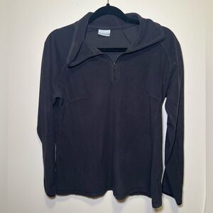 Lightweight Columbia Black Quarter-Zip Pullover